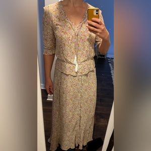 Rachel Zoe matching set, blouse and skirt